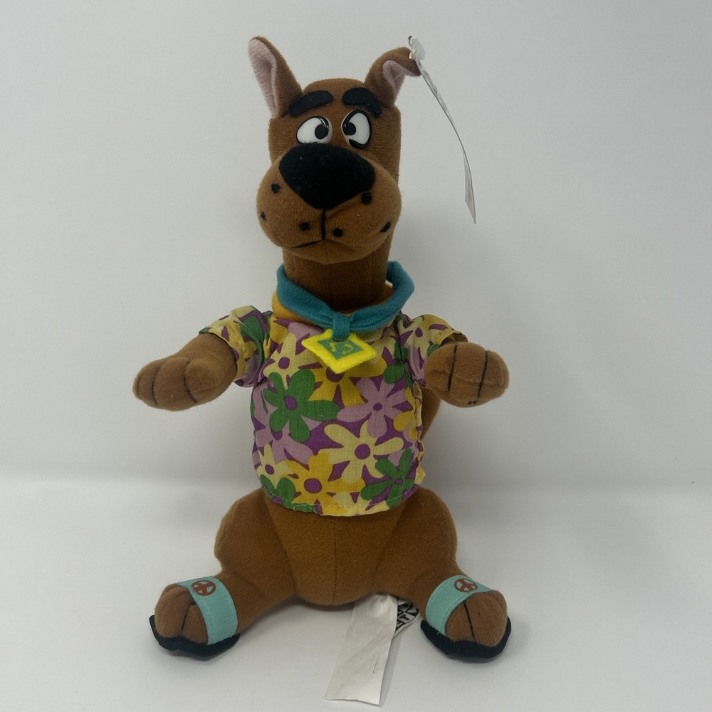 Vintage 1998 Cartoon Network Scooby-Doo 10" Plush Stuffed Toy PLay by PLay NWT